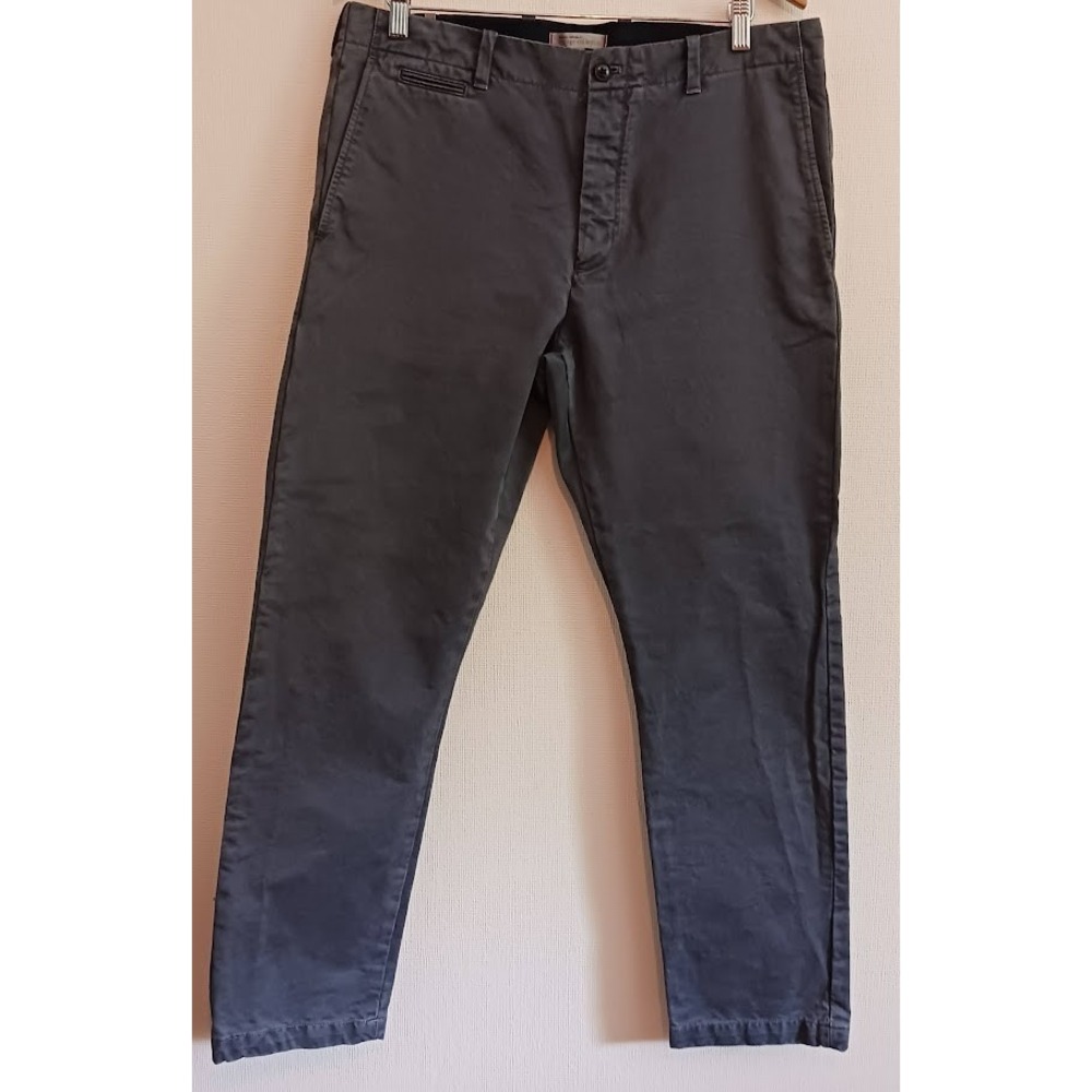 Banana Republic Heritage Collection‎ Button Fly Chinos Cotton Grey 35x32